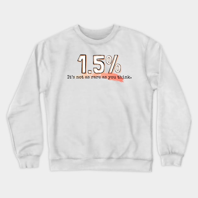 Dissociative identity disorder awareness percent of global population Crewneck Sweatshirt by system51